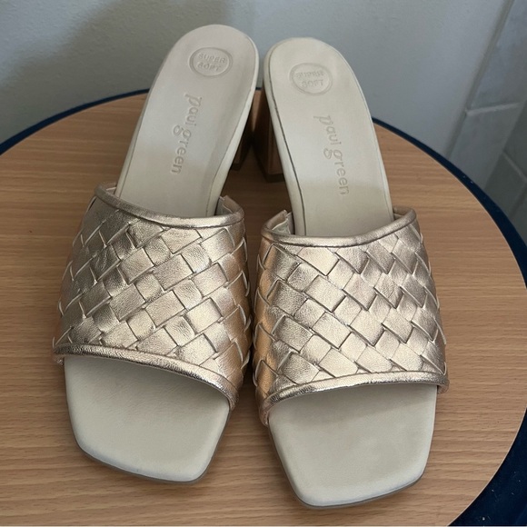 Paul Green Tisha Heel in Rosato Nappa Metallic Size UK 7.5 US 10 - Picture 2 of 6